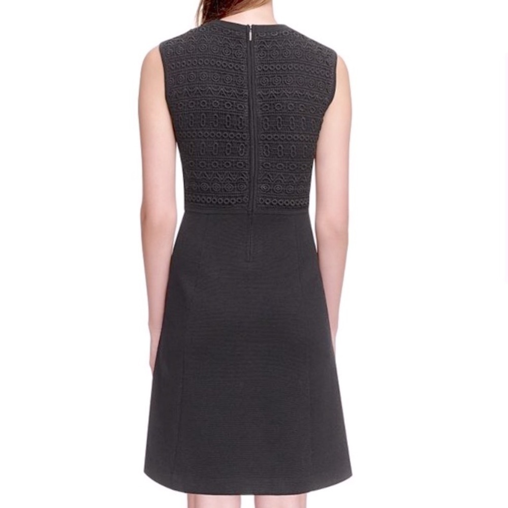 Tory Burch Roberta crochet inset knit dress Black XS - Picture 5 of 10